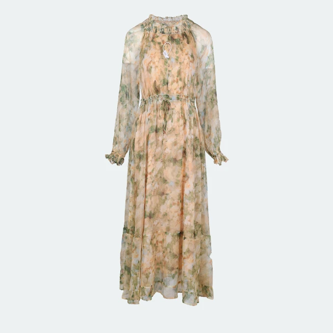 【2024-林姐真丝】重磅100桑蚕丝连衣裙Y24CW010-3