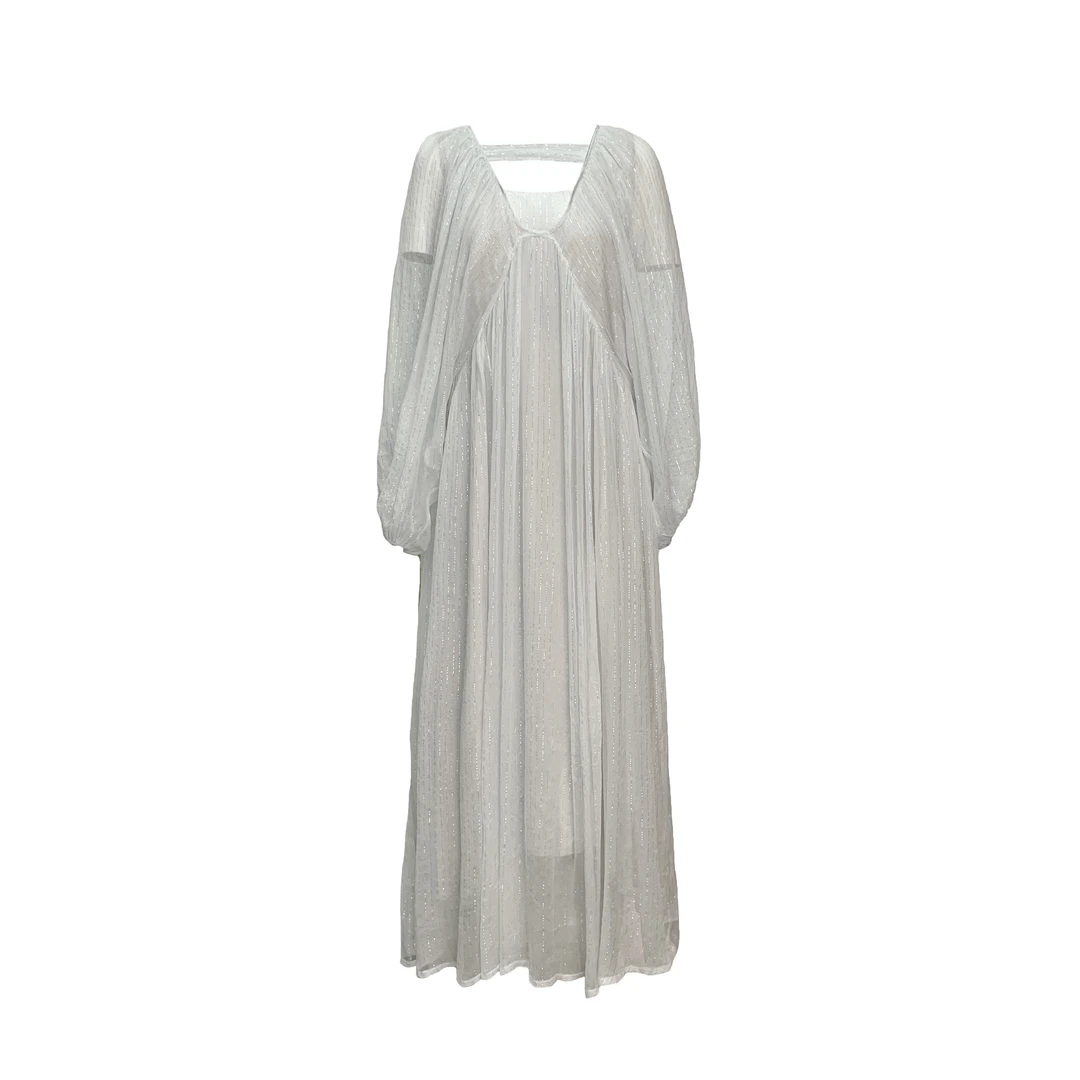 【2024-林姐真丝】重磅100桑蚕丝连衣裙Y24C9109-9