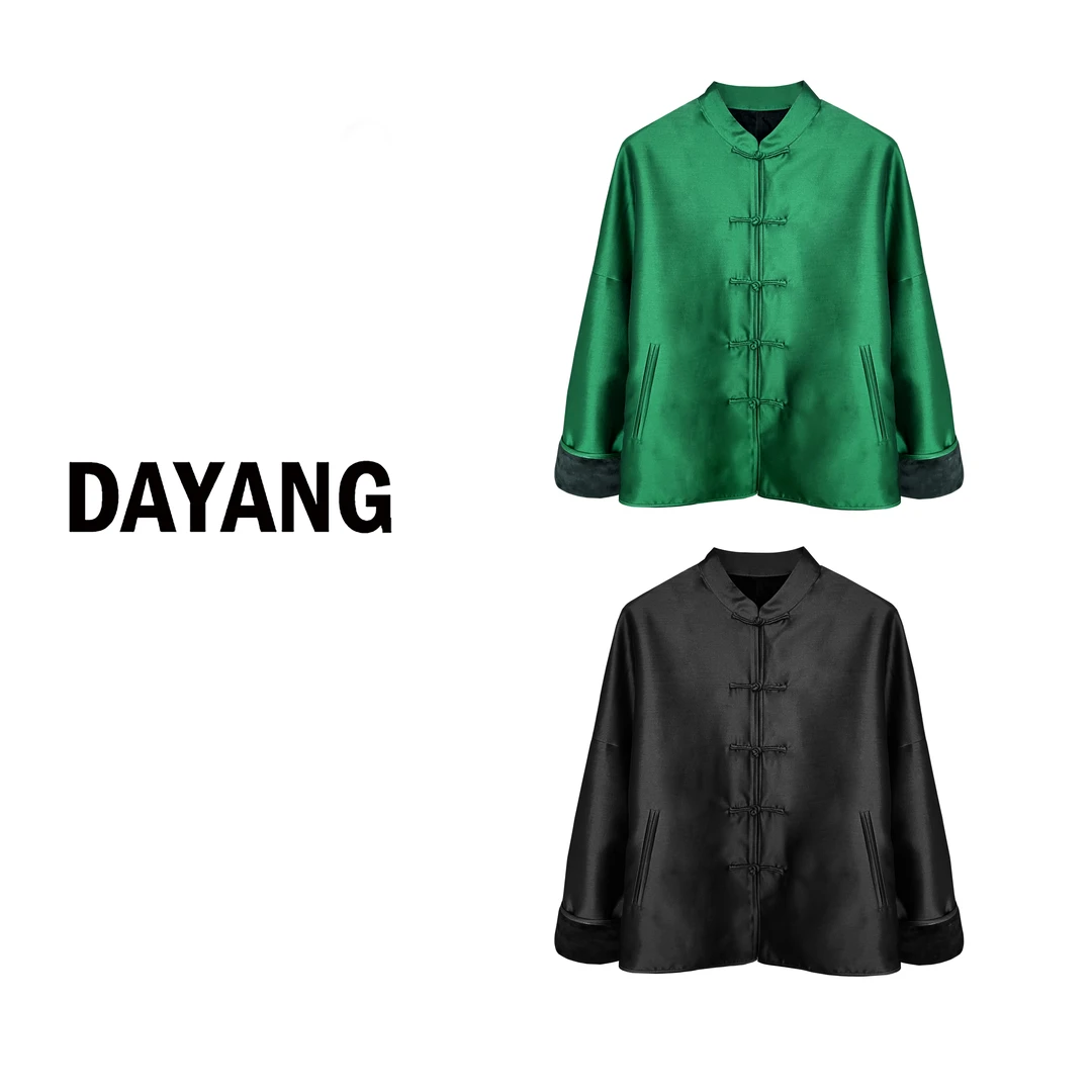 【DAYANG】墨绿精灵 高级感新中式盘扣上衣外套