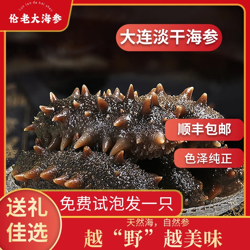【五一大放价】伦老大大连辽参 500g泡发干货深海工厂品质发货