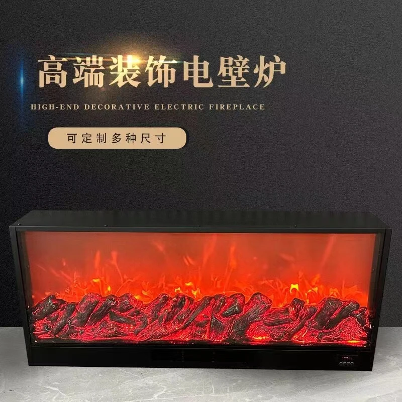 铭玥定制壁炉客厅装饰欧美式嵌入式家用超长仿真火焰节能电子壁炉