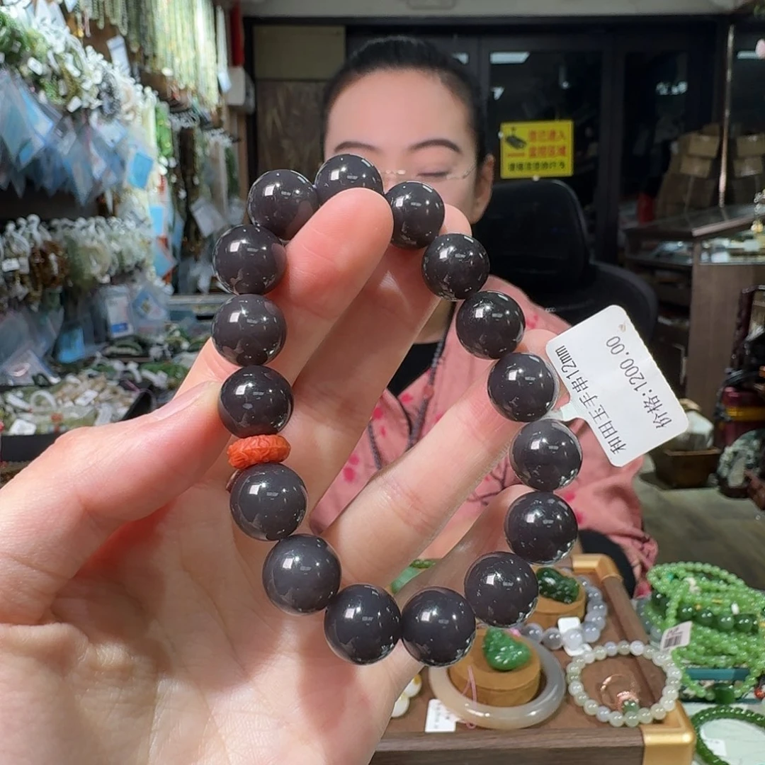 和田玉未镶嵌手链