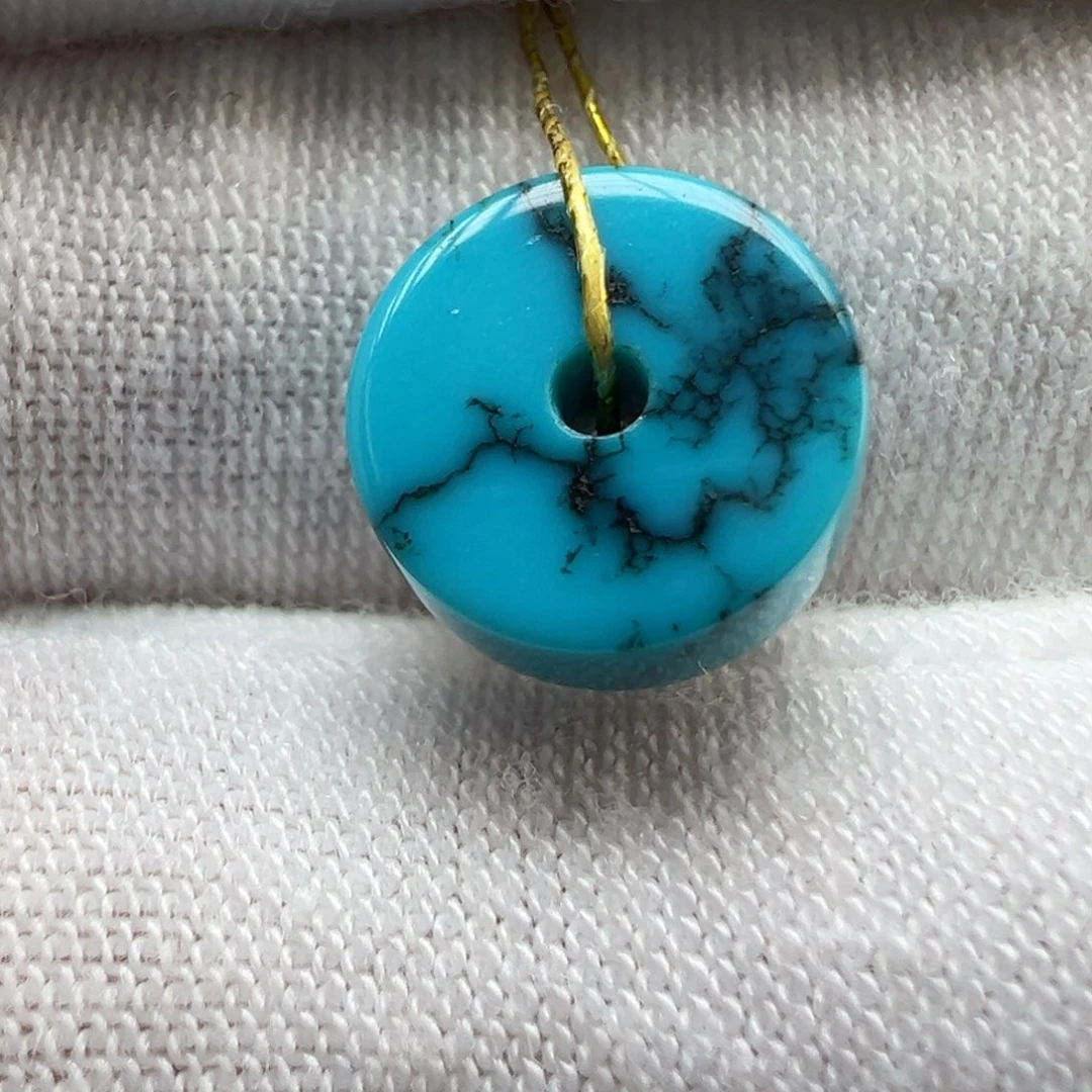 绿松石未镶嵌配饰9.9×4.5