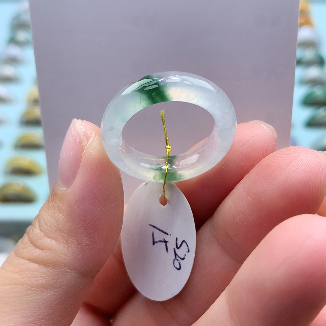 未镶嵌戒指翡翠15圈