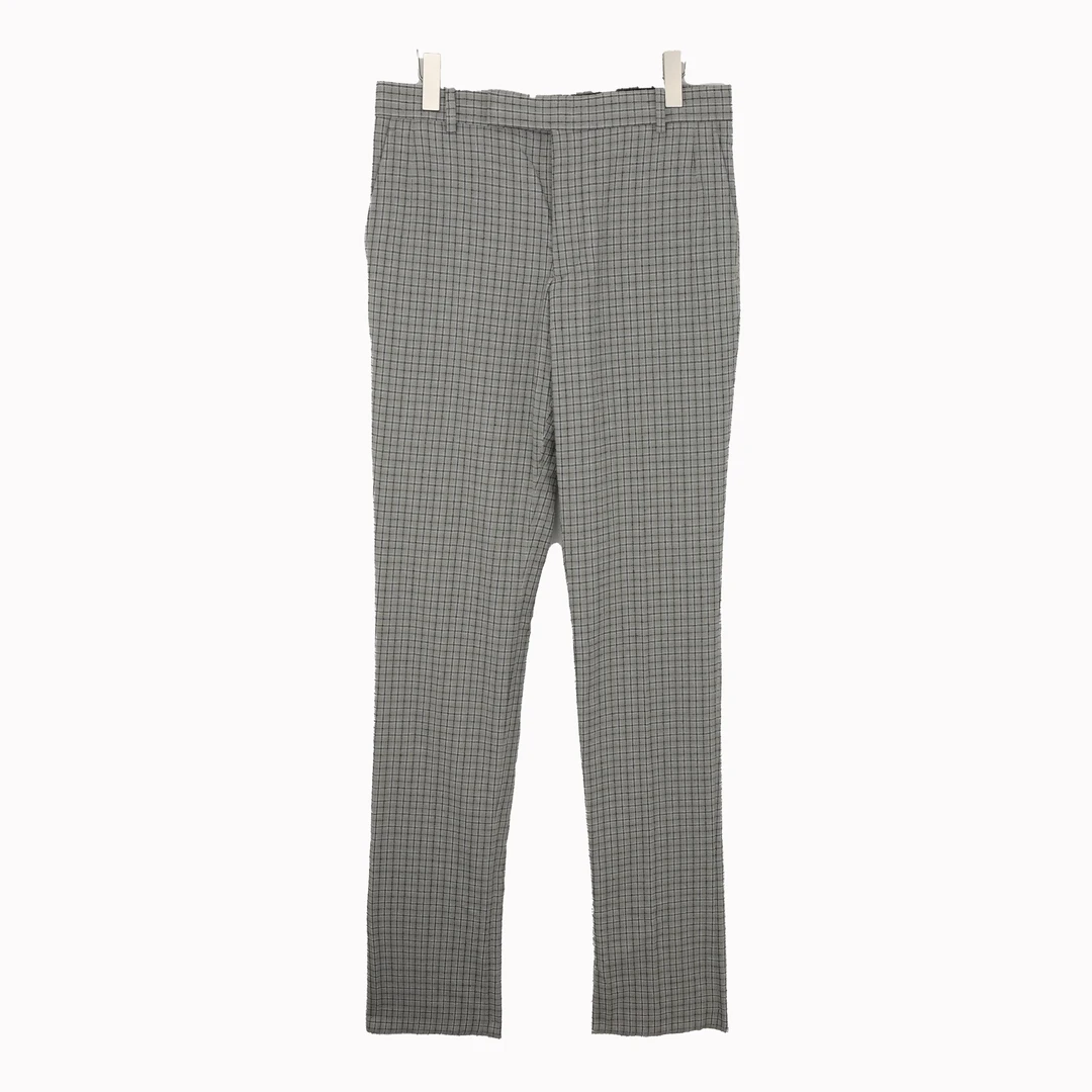 未使用 THOMBROWNE 男士复古格子休闲长裤JVV1597139138472