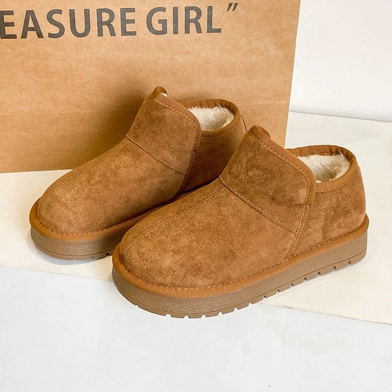 时尚雪地靴雪地靴冬季时尚秋冬棉鞋休闲短靴