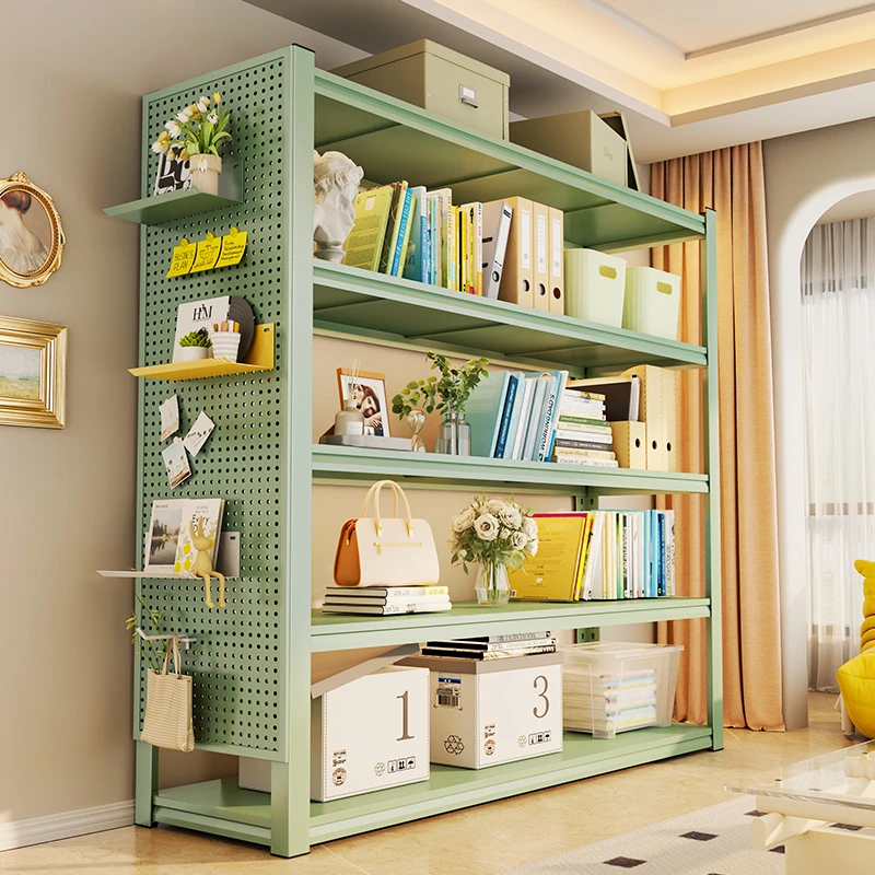 家用货架多层落地置物架储物室阳台零食杂物钢制收纳架超市展示架