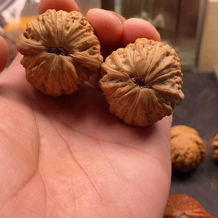 吃***皮把件文玩核桃铁锤（全品）