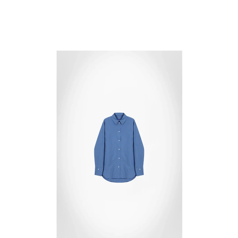 孤品180松挺括府绸直筒连袖微廓衬衫【100%棉】ACJGLC1