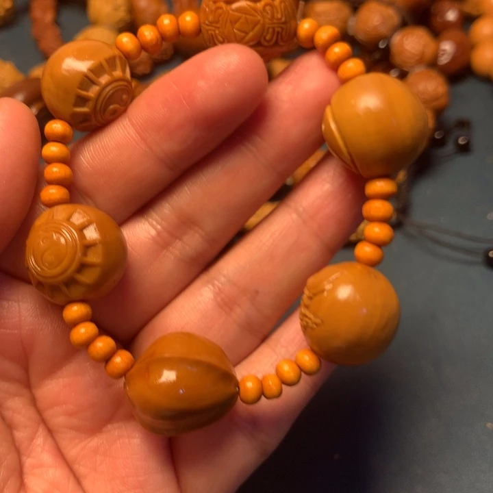 橄榄核手串/手链帅*头一次