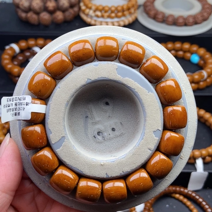 紫金鼠手串13.2mm近实心精品老型