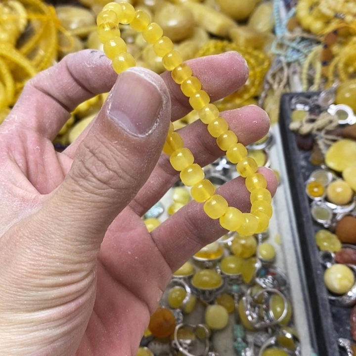 裸石蜜蜡未镶嵌多样性发货