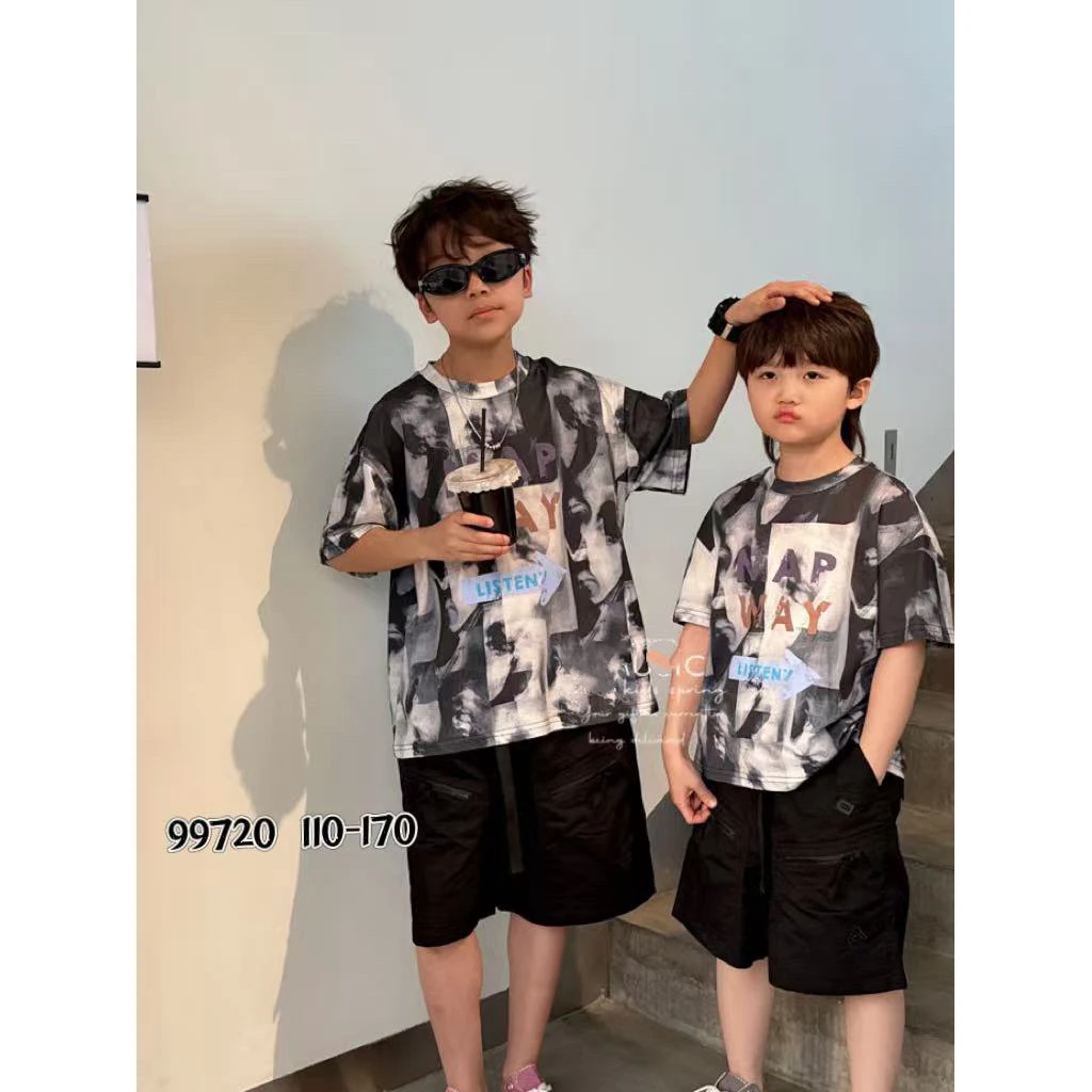 99720高端潮流时尚百搭潮品童装时尚T恤C16-4-3