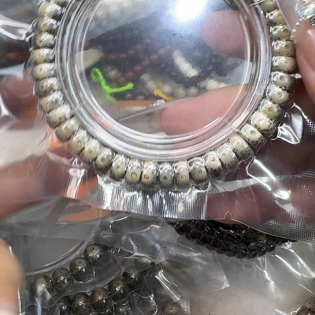 手串星月菩提99高端卡姿兰大眼睛黑冰果冻药片94