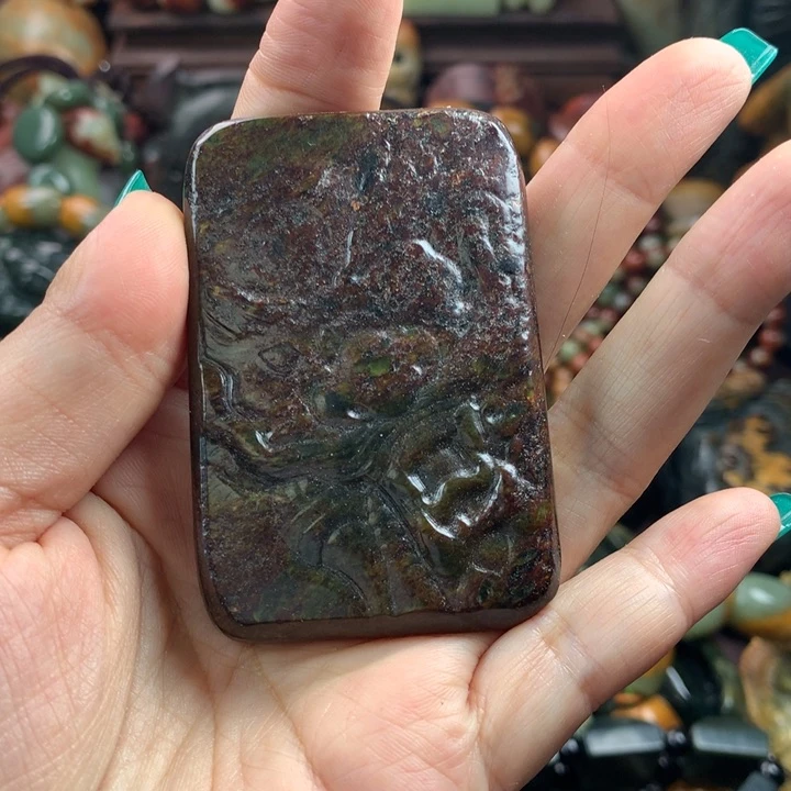 岫岩河磨玉（透闪石质玉）把件未镶嵌