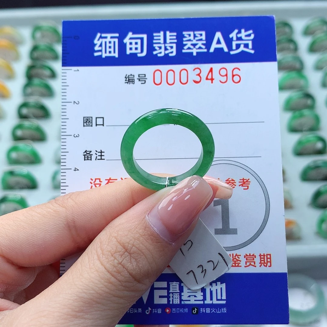 未镶嵌戒圈翡翠15号