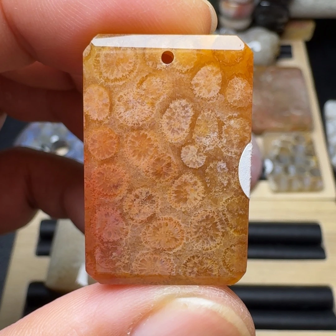 硅化玉未镶嵌纯天然色有机玉石保真色