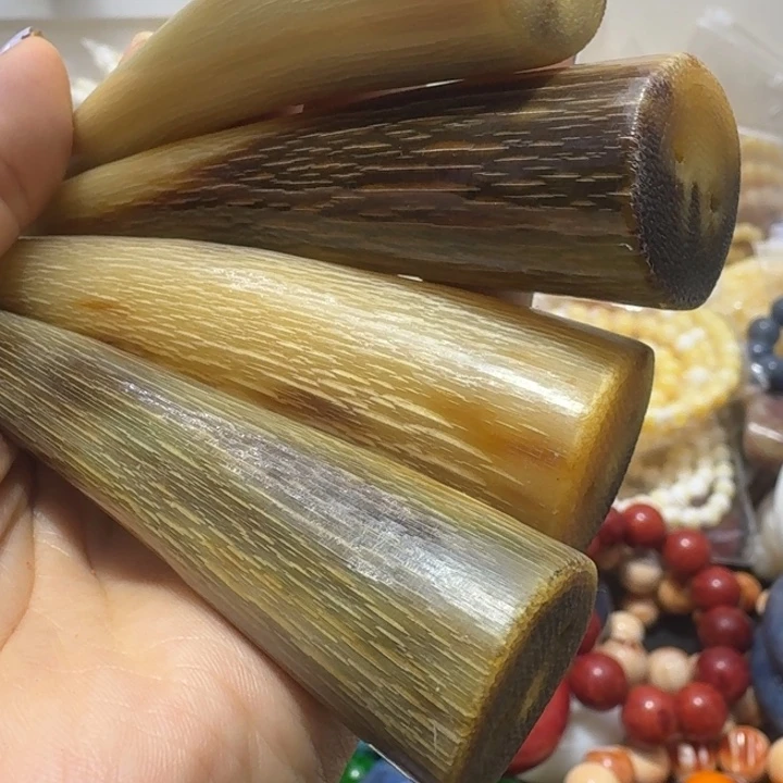 大果紫檀（缅甸花梨）社白小尖手把