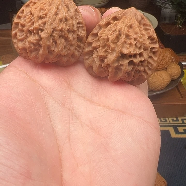 文玩核桃吊坠39全品鹤渡领