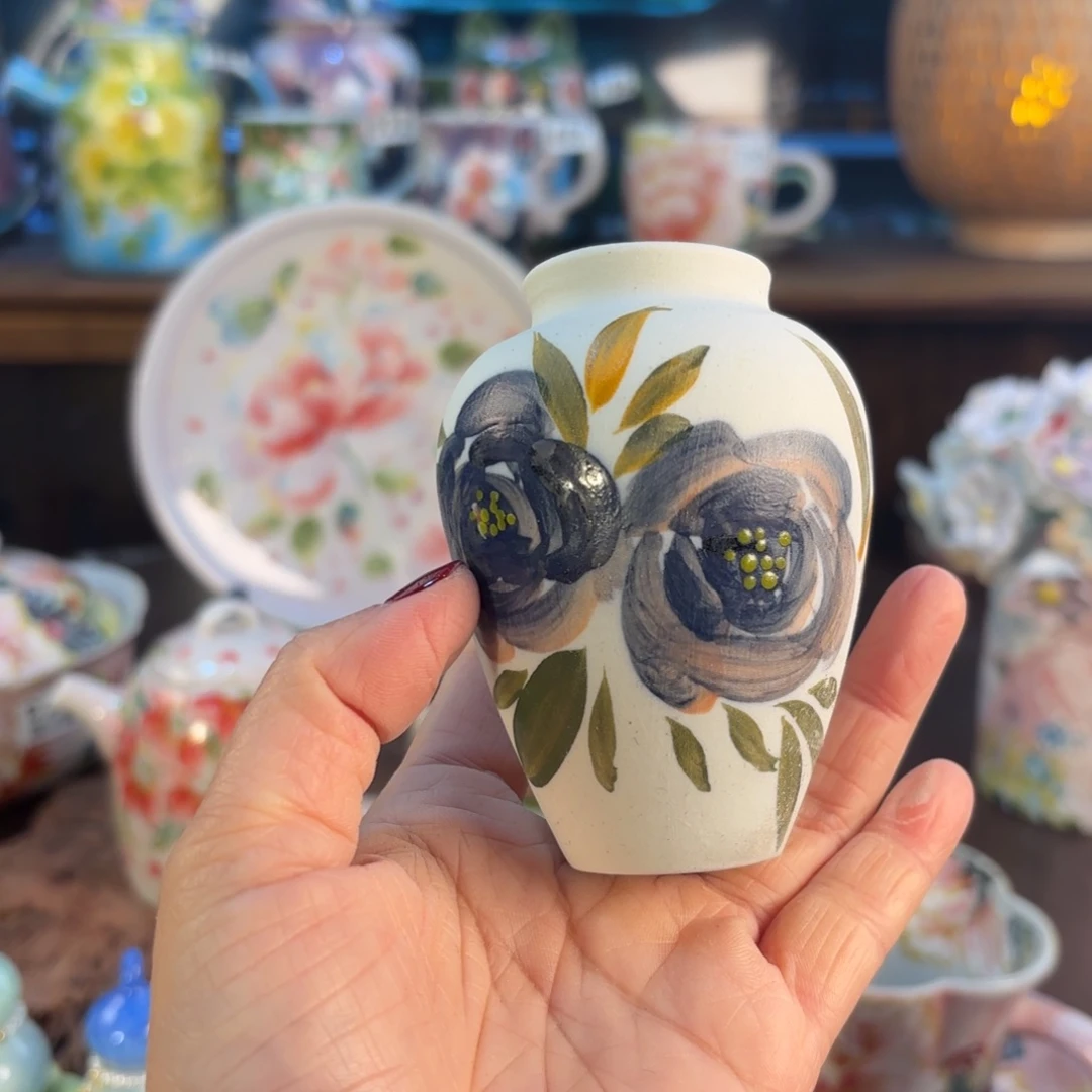 景德镇手绘高温釉下彩陶瓷茶具