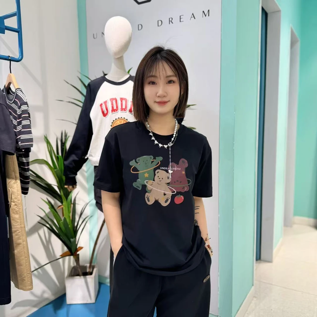 【辰美优选】柚丁-25夏款舞动青春休闲T恤
