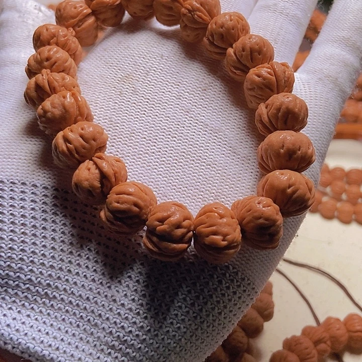 手串桃核匆**年龙纹桃核