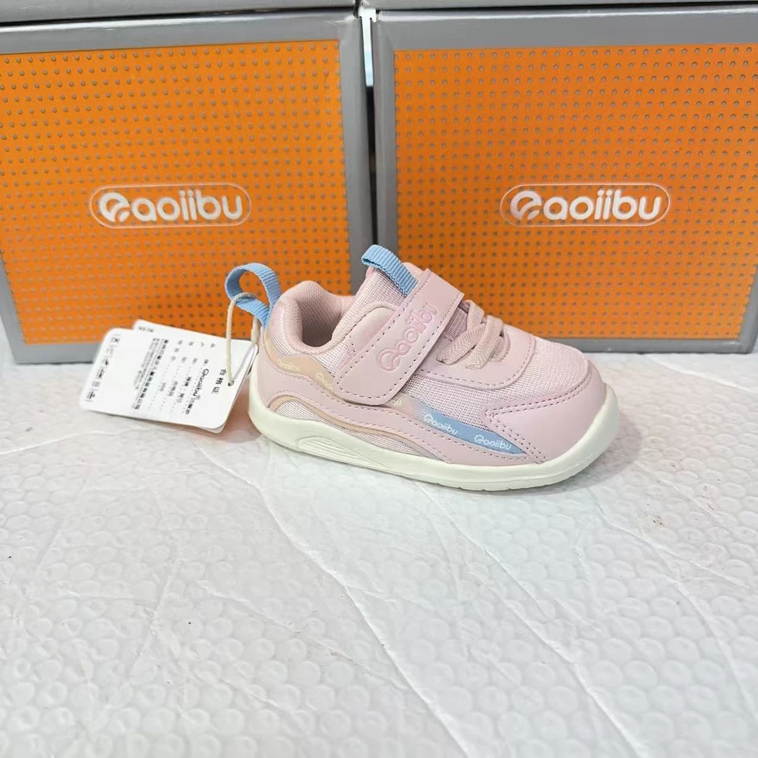 HC1060Qaoiibu巧爱步四季网面透气软底防滑一段机能学步鞋关键鞋