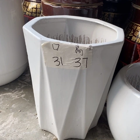 低腰白八方大号 口31/37