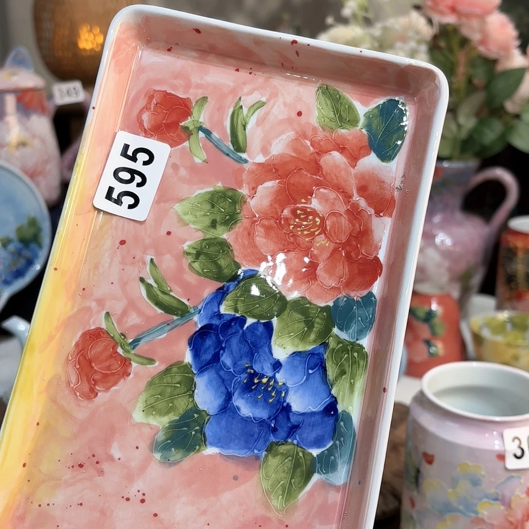 景德镇手绘高温釉下彩陶瓷茶具