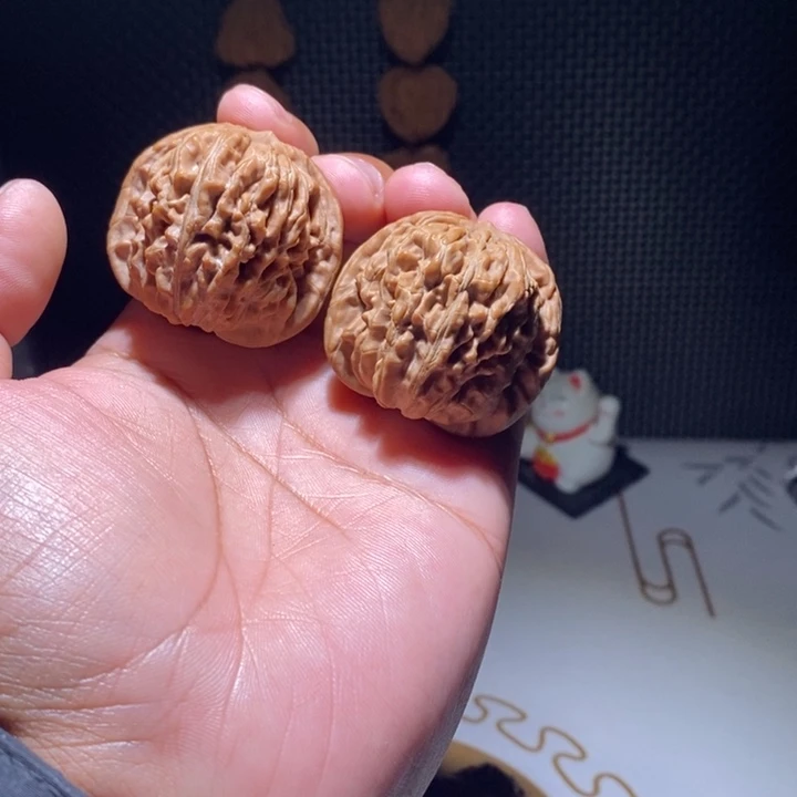 把件文玩核桃四座楼