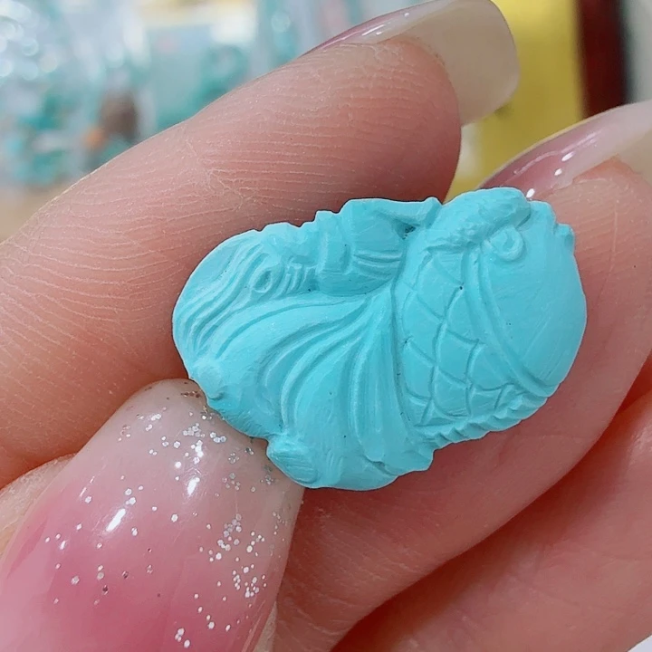 绿松石未镶嵌珠宝奇石