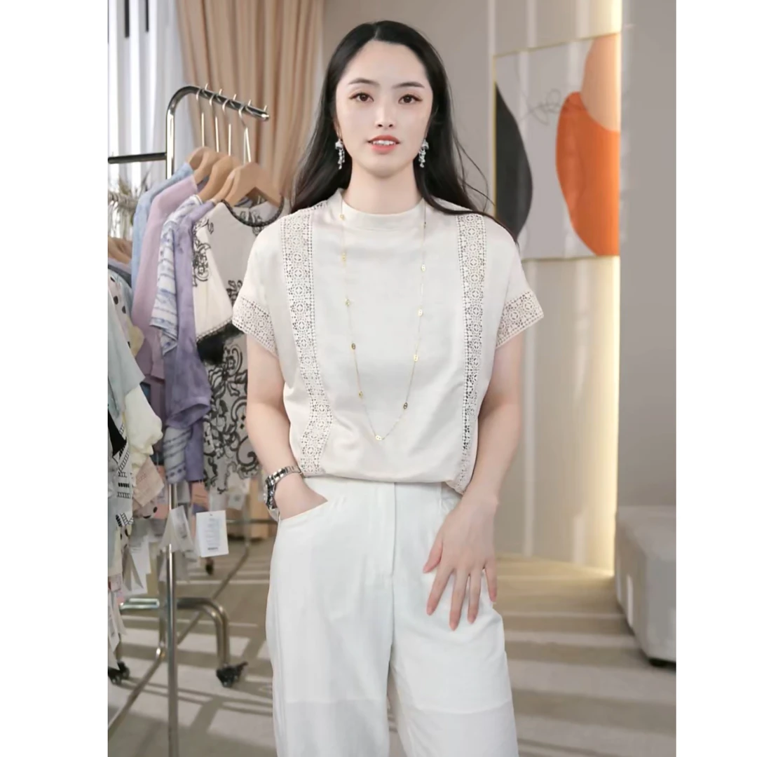 【月月】新款桑蚕丝上衣YJHY-H922508