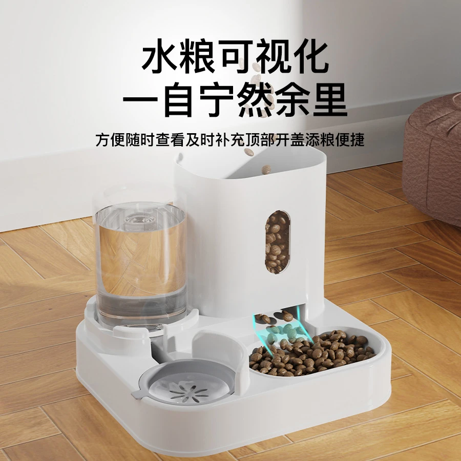 狗狗猫咪饮水器宠物家用自助喂食器猫碗喂水器自动续食猫食碗猫猫