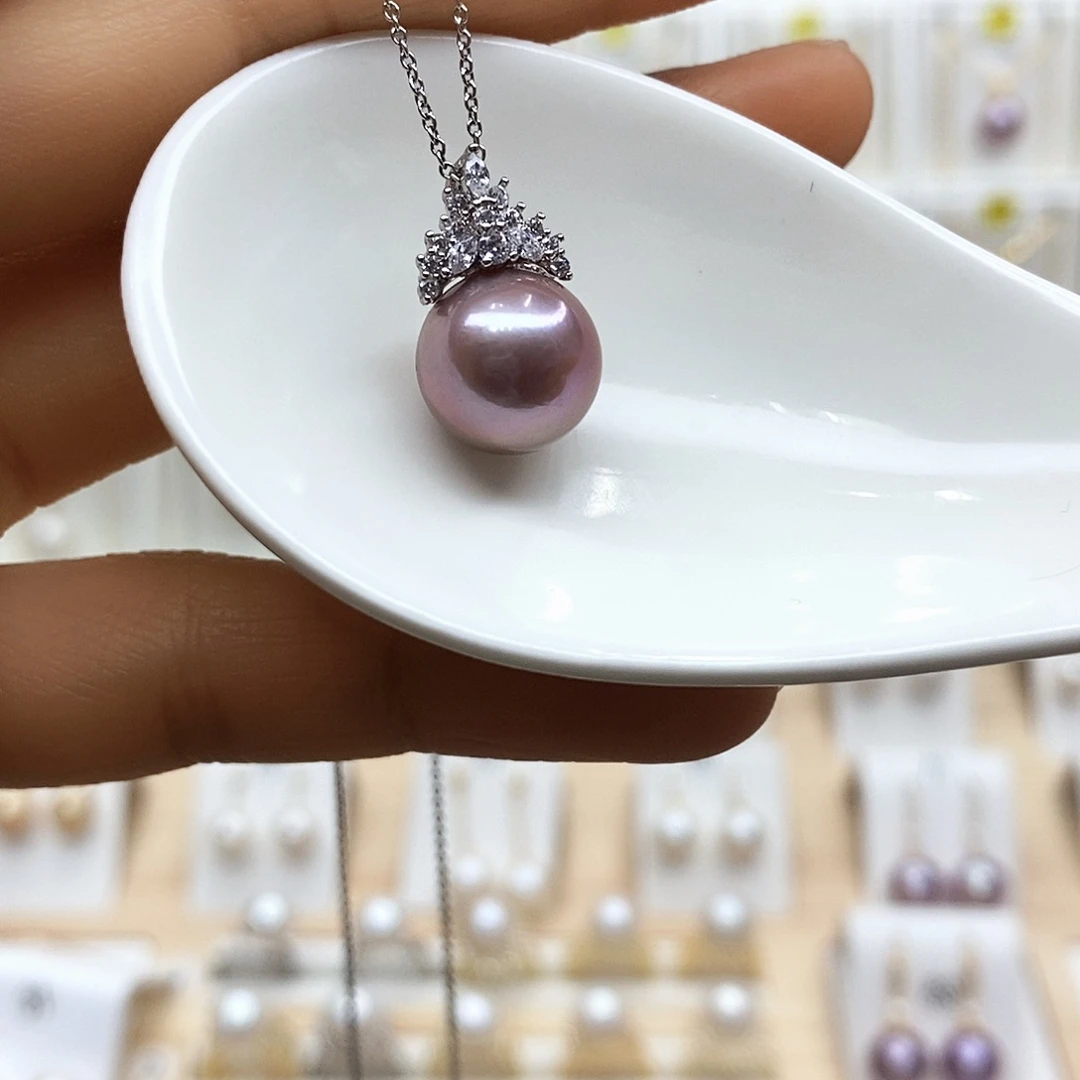 淡水珍珠颈饰合金