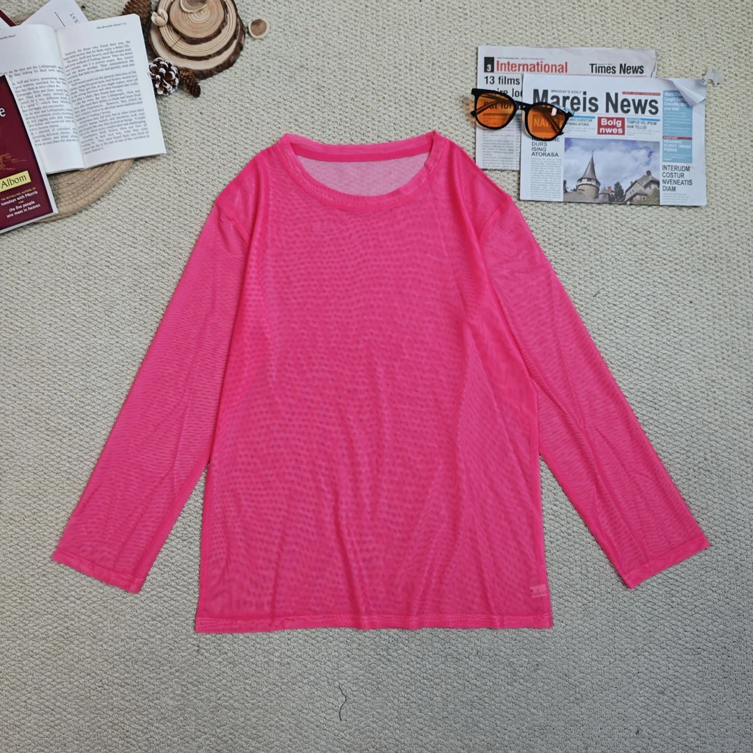 2025春季新款休闲纯色长袖T恤打底0153