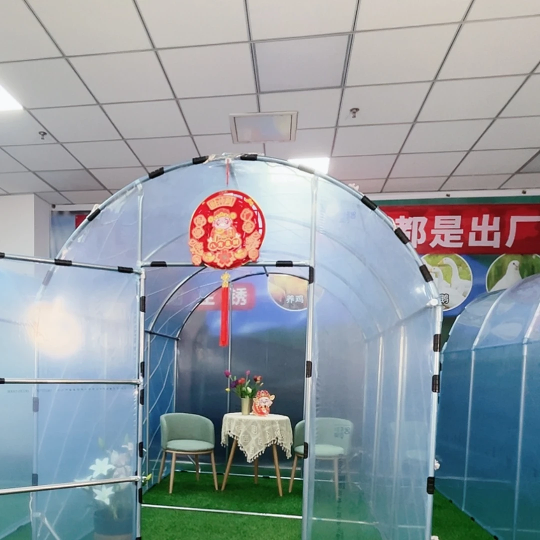 时***走多功能户外养殖棚