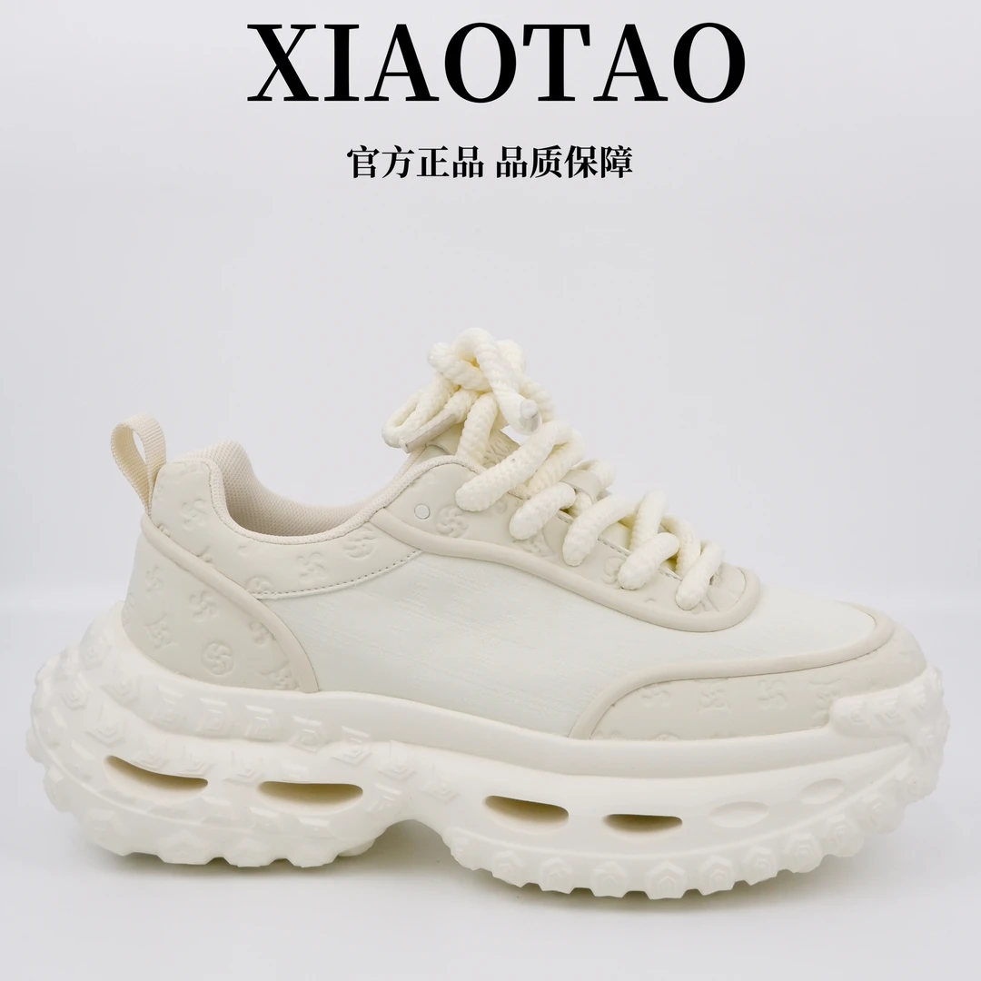 欧美风加绒四季款厚底增高休闲老爹鞋百搭潮流学生运动鞋潮鞋