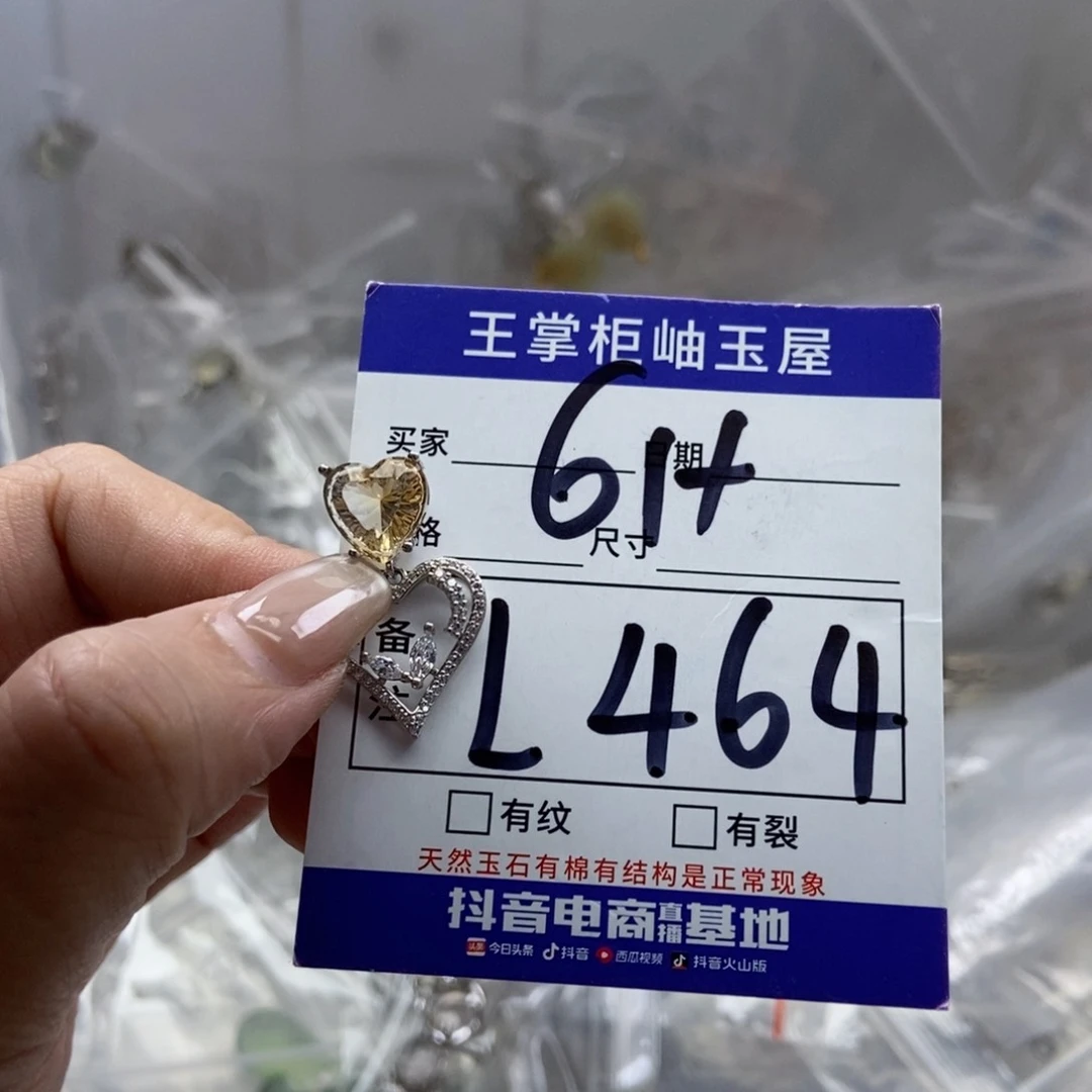 银S925镶嵌颈饰水晶
