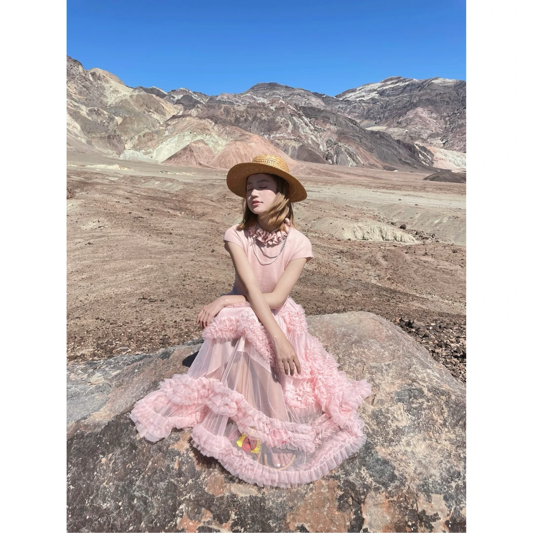 尹小乐INNER【绮梦花园】超重工质感蛋糕网纱裙减龄公主裙蓬蓬裙