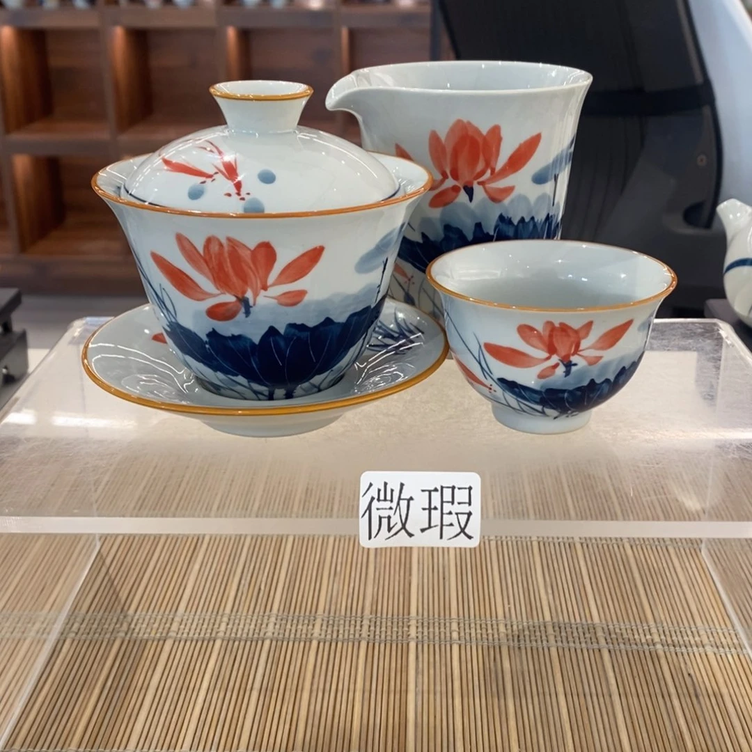 釉下彩手工绘制手工绘制