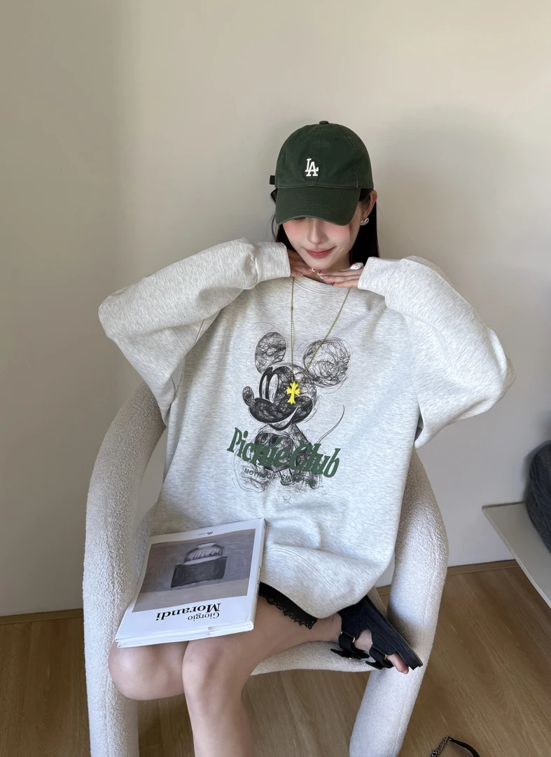 Eleven#圆领休闲米奇卫衣#1535