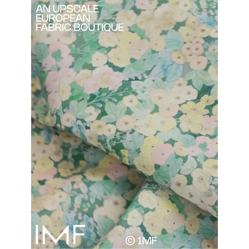 1MF蜀葵D 英国品牌LIBERTY HOLLYHOCKS Tana lawn长纤棉布宽136CM