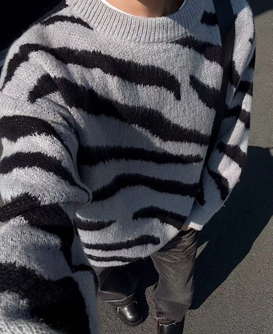 【雨来毛衣】斑马毛衣