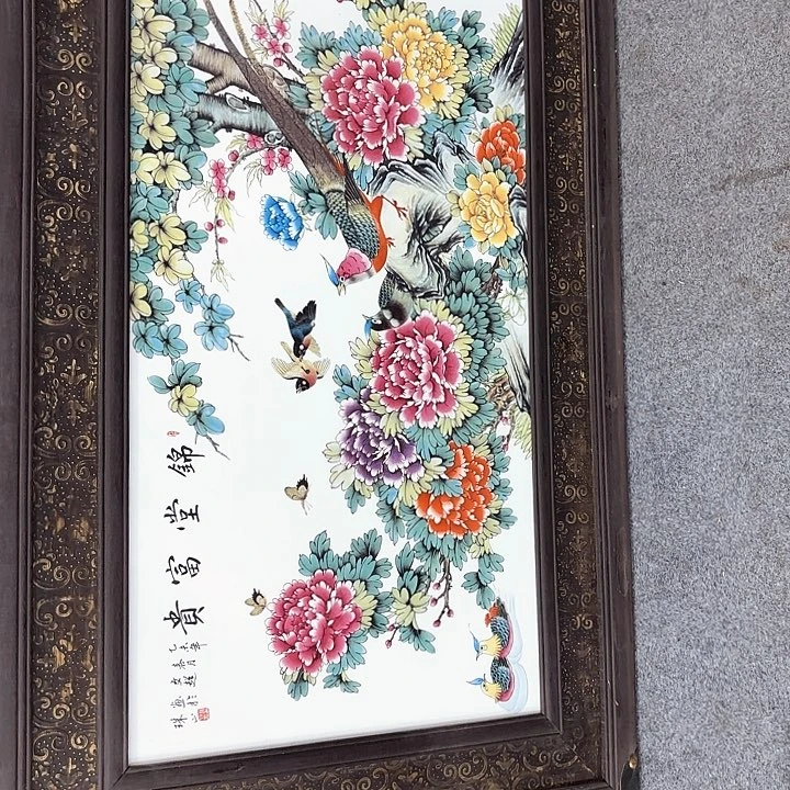 摆件景德镇瓷板画