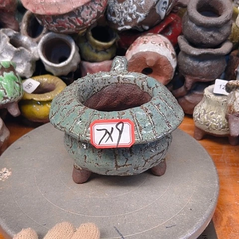 粗陶花盆手工花盆制作就这样