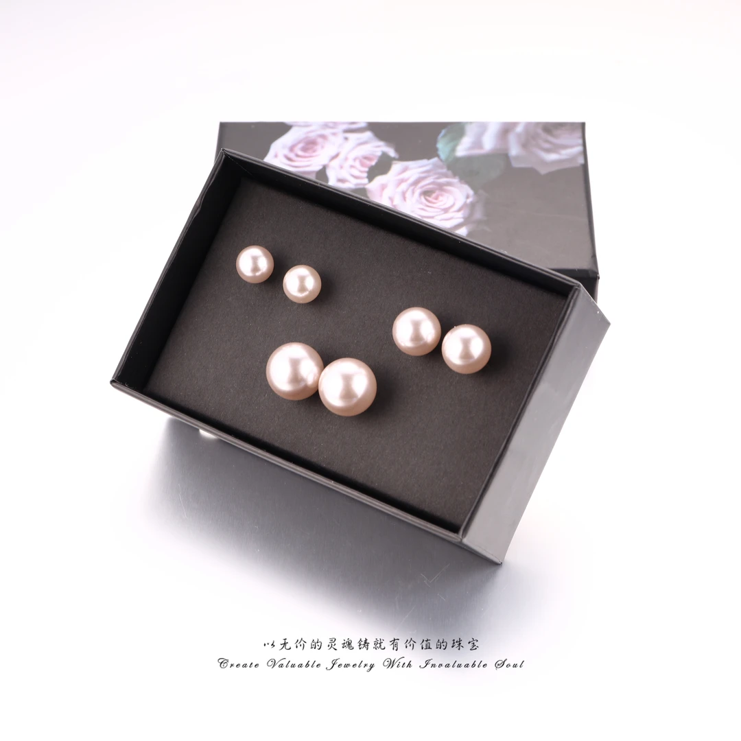 925银仿珍珠耳饰 气质百搭小香风珠珠套装耳饰 RCH-C-30817