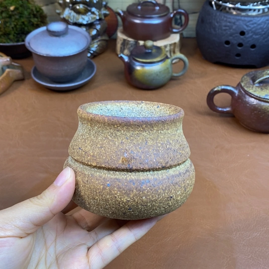 其他柴烧粗陶主人杯200