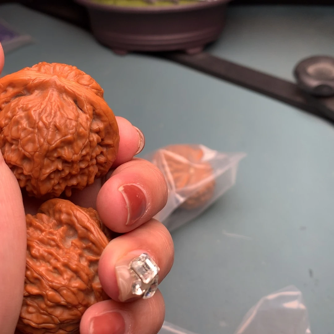 文玩核桃把件金麒麟4041