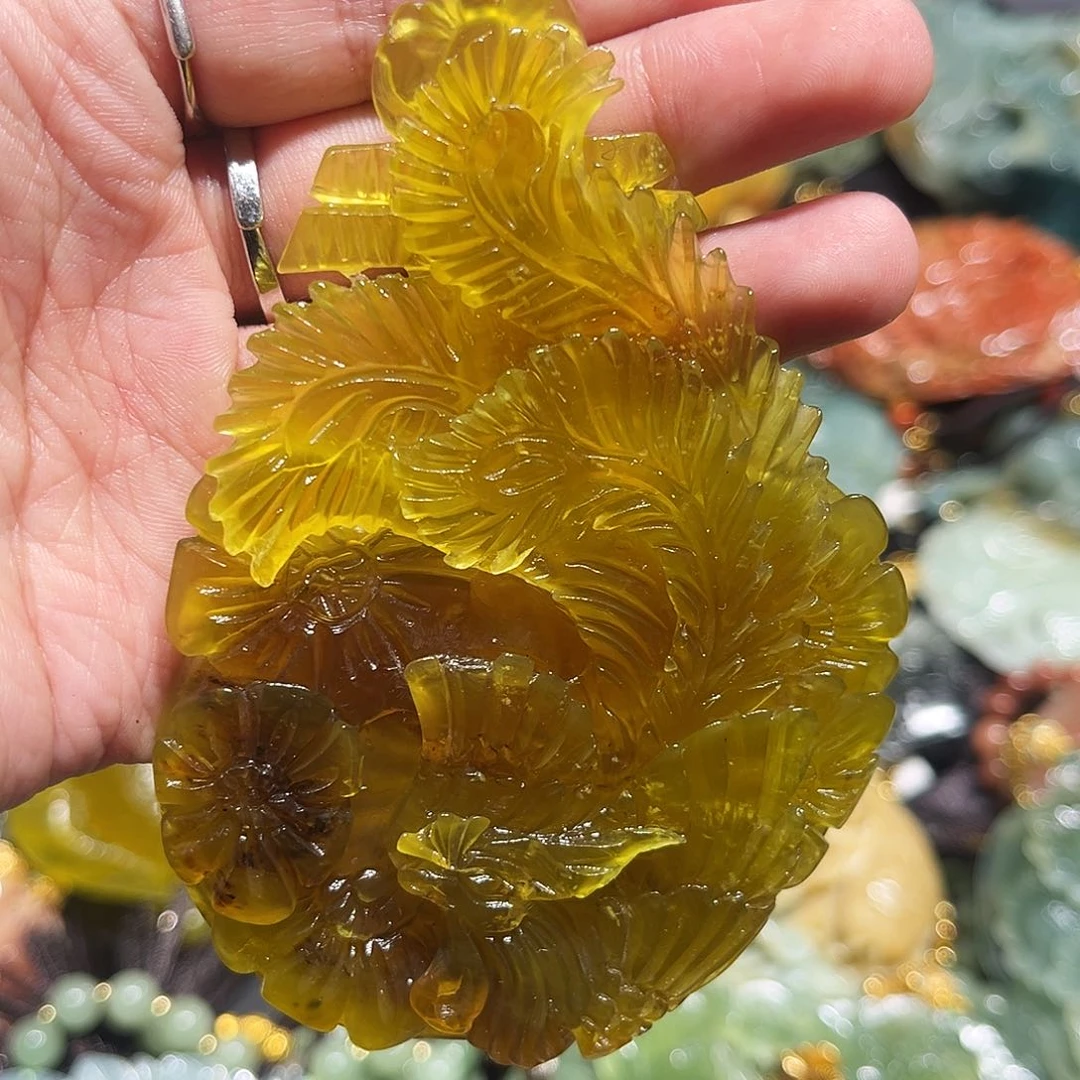 未镶嵌岫玉毛衣链
