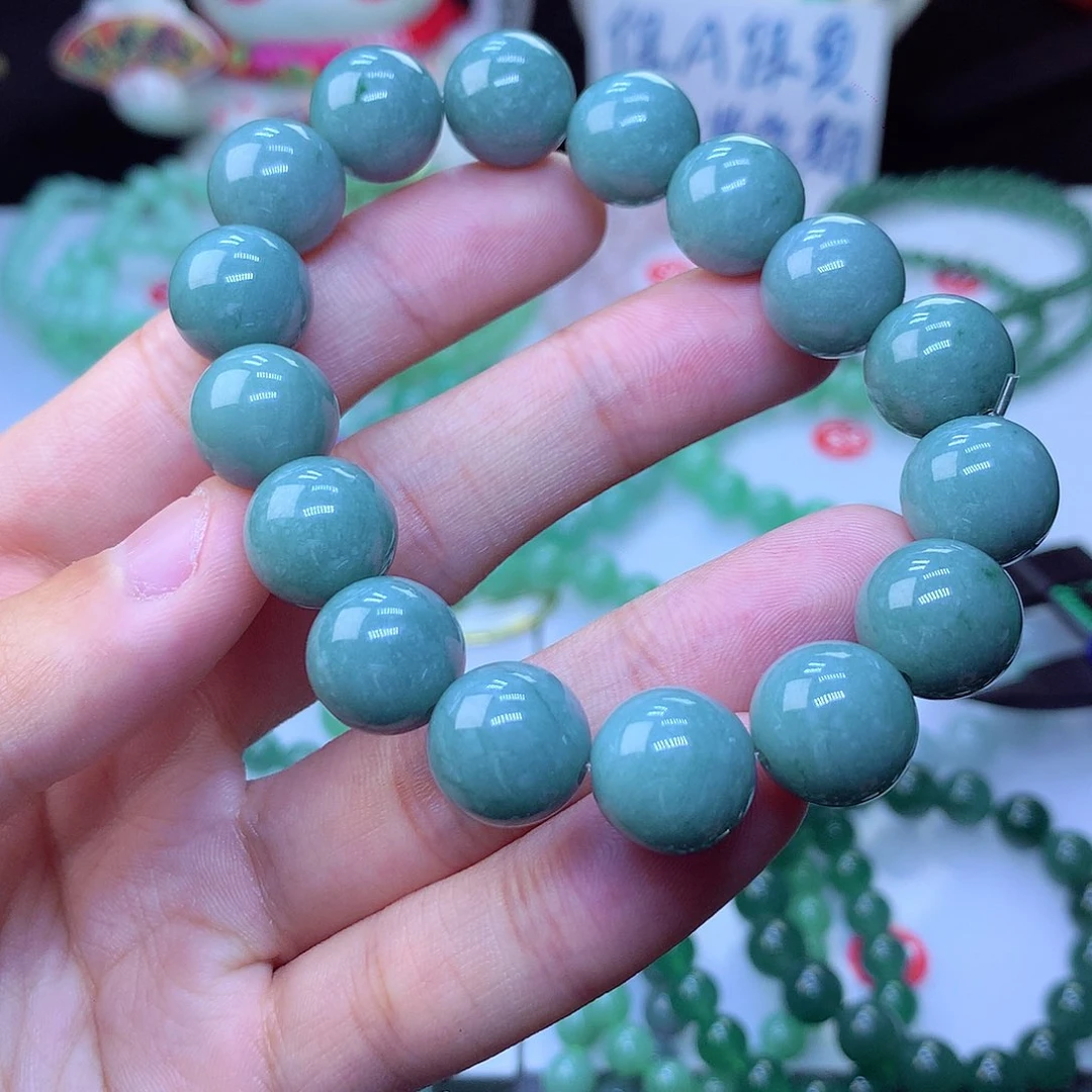 翡翠毛衣链未镶嵌